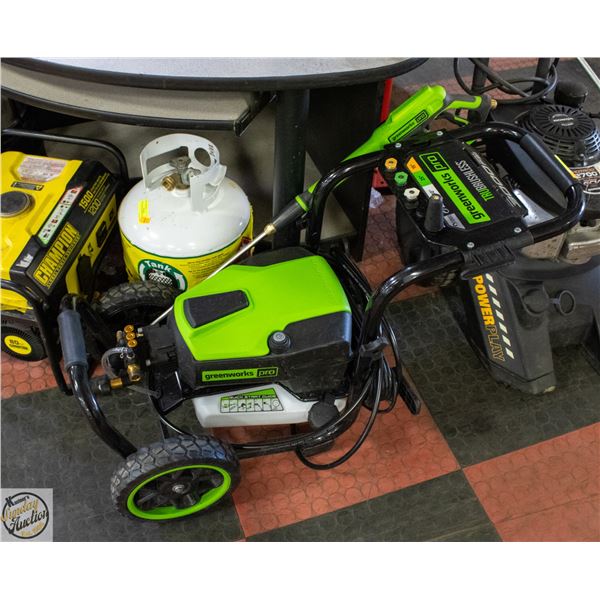 GREENWORKS 3000 PSI ELECTRIC PRESSURE WASHER