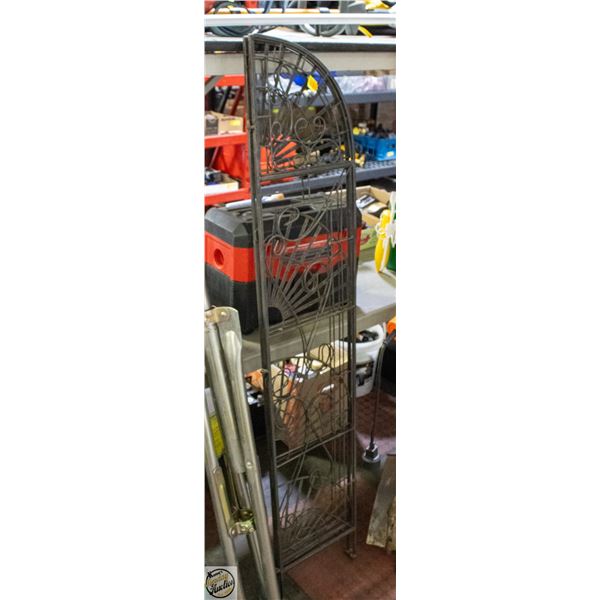 4 TIER METAL CORNER PLANT STAND FOLDABLE