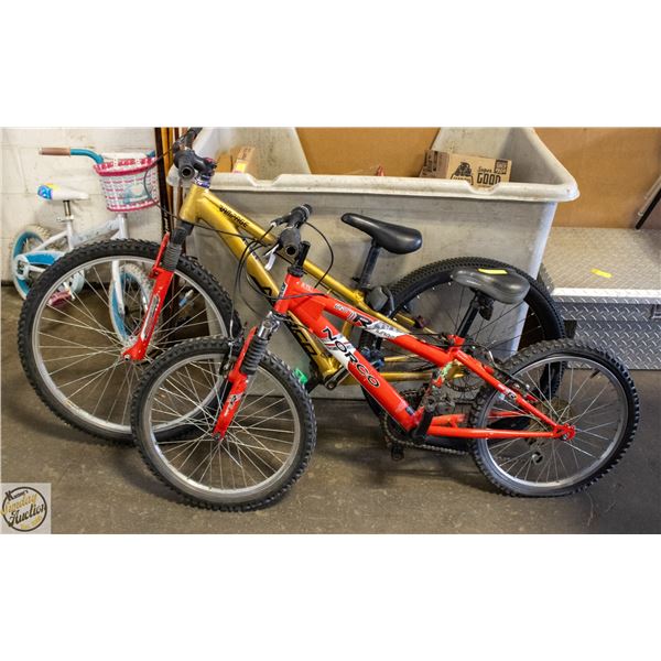 2 NORCO BIKE FOR REPAIR/PARTS 26" & 20"