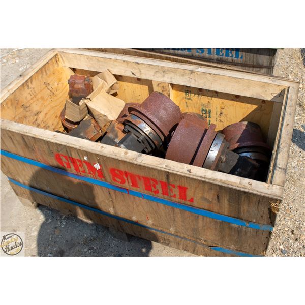 CRATE OF HYDRAULIC DRIVES (MANLIFT)
