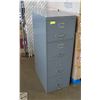 Image 1 : 4 DRAWER METAL FILING CABINET WITH