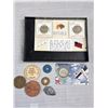 Image 2 : Nice Collectible Lot of Coins Tokens Arrow Head Etc