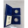 Image 2 : 2 Sterling Silver Alberta 75 Year Tokens in Case
