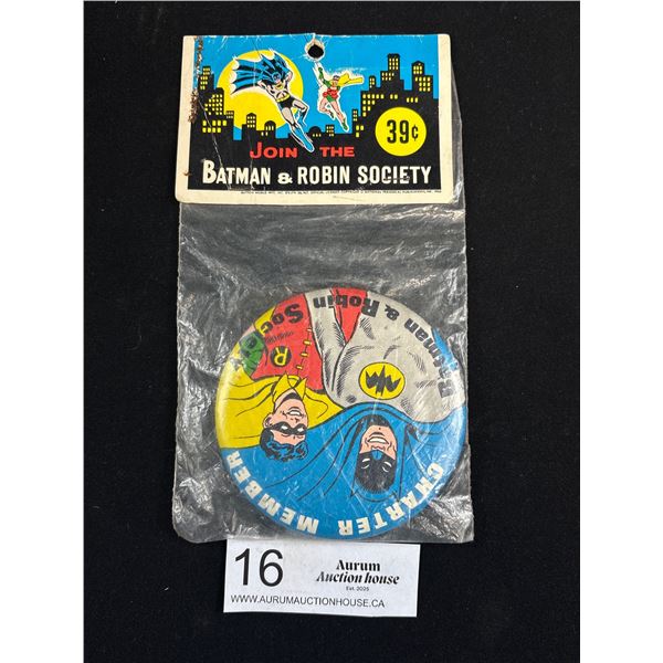 Sealed in Pkg 1966 Batman & Robin Pin