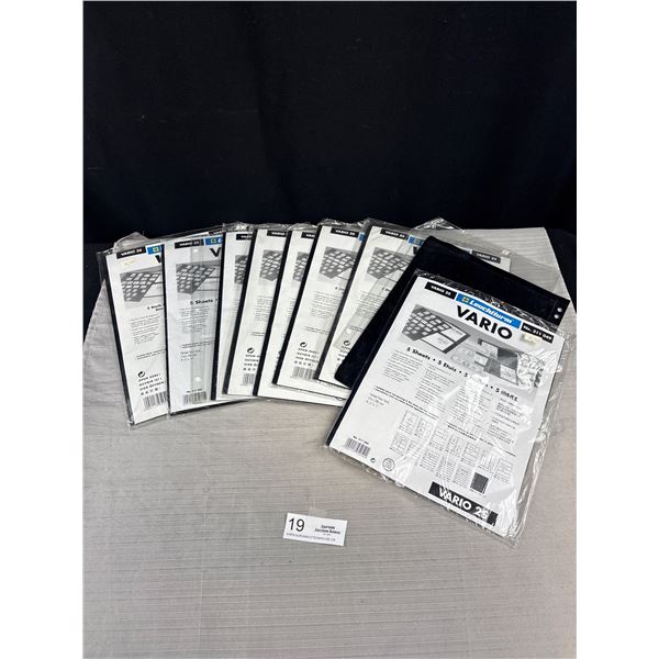 9 Unopened Pkgs of Stamp Collector Protector Pages