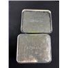 Image 3 : Very Good Condition 1950's-60's Chrome Lincoln Beauty Ware Metal Canister Set