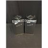Image 4 : Very Good Condition 1950's-60's Chrome Lincoln Beauty Ware Metal Canister Set