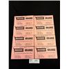 Image 1 : Lot of 8 Mission Orange King Size Advertising Cards