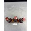 Image 3 : Lot of 3 Cross Extra Dry Ginger Ale Pop Bottles with Caps and Contents Vancouver BC