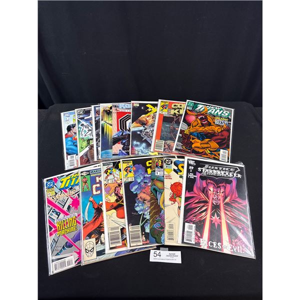 17 Collectible Comic Lot Most on Board in Bag