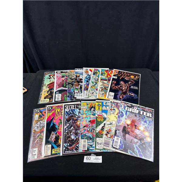 23 Collectible Comic Lot Most on Board in Bag
