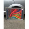 Image 1 : Professionally Framed Colourful Oil Painting 40"X28" NO SHIPPING
