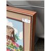 Image 3 : Professionally Framed Well Done Needlepoint 40"x28" NO SHIPPING