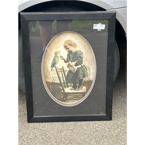 Professionally Framed Oval Print Bubble in Shadow Box 22"x28" NO SHIPPING