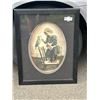 Image 1 : Professionally Framed Oval Print Bubble in Shadow Box 22"x28" NO SHIPPING