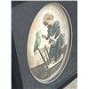 Image 2 : Professionally Framed Oval Print Bubble in Shadow Box 22"x28" NO SHIPPING