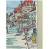 Image 3 : Very Nice Signed Print of Quebec City 22"x29" NO SHIPPING
