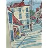 Image 4 : Very Nice Signed Print of Quebec City 22"x29" NO SHIPPING