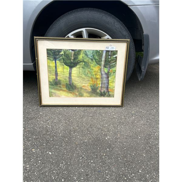 Nicely Framed Original Oil Painting Signed 26"x20"