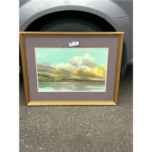 Very Nicely Framed Original Oil Painting Neerhout 30"x25" No shipping