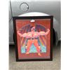Image 1 : Vintage Circus Strong Man Framed Print 27"x34" NO SHIPPING