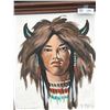 Image 4 : Original Native Painting 'Medicine Man' Signed 22"x26"