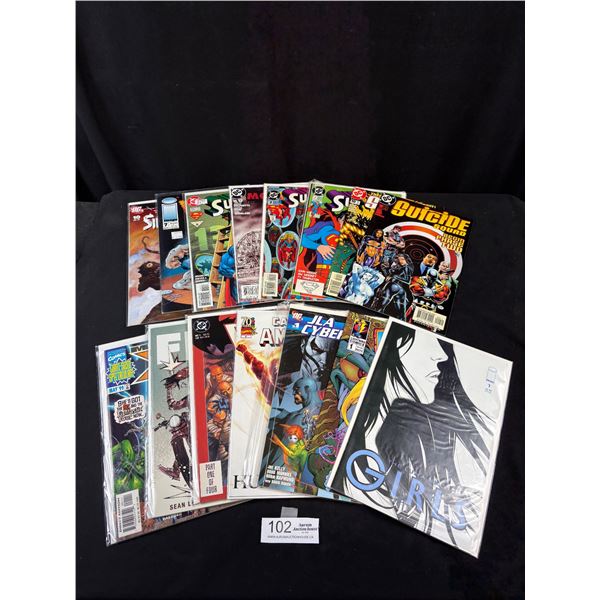 18 Collectible Comic Lot Most on Board in Bag