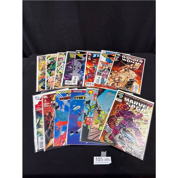 21 Collectible Comic Lot Most on Board in Bag