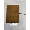 Image 1 : World War One 68th Battalion Vancouver BC Leather Book Cover