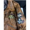 Image 3 : Vintage Bomber Jacket with Cool Military Airforce Patches Size M/L