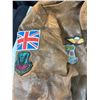 Image 4 : Vintage Bomber Jacket with Cool Military Airforce Patches Size M/L