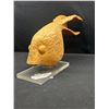 Image 2 : Hand Carved Big Wood Gold Fish