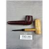 Image 1 : 2 Vintage Smoking Pipes one in Travel Case