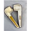 Image 6 : 2 Vintage Smoking Pipes one in Travel Case