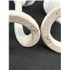 Image 4 : A Pair of Fitz and Floyd Calla Lily Candle Holders Twisted Stem and Art Deco Porcelain Parrot