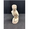 Image 6 : A Pair of Fitz and Floyd Calla Lily Candle Holders Twisted Stem and Art Deco Porcelain Parrot