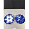 Image 2 : Lot of 5 Antique Blue and White Porcelain Dishes