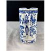 Image 2 : Antique Blue and White Floral Chinoiserie Pattern Pitcher