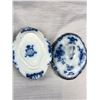 Image 5 : A Nice Lot of Antique Blue and White Pattern Dishes