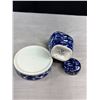 Image 7 : A Nice Lot of Antique Blue and White Pattern Dishes