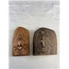 Image 5 : Lot of 5 West Coast Native Head Carvings From Squamish First Nation Signed