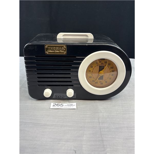 Thomas Collector's Edition Radio Replica of a 1940's Crosley Radio
