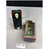 Image 1 : Vintage Coffin Bank Mechanical Windup In Working Order with Original Box