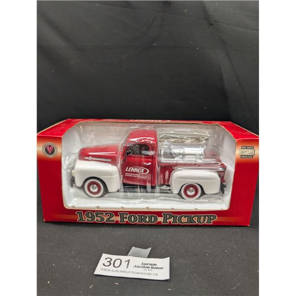 1:24 Scale Diecast 1952 Ford Pickup Lennox Truck in Original Box