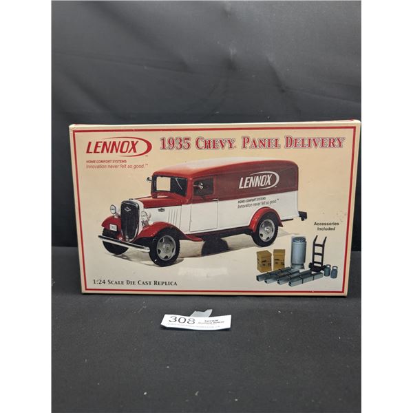 Lennox 1:24 Scale Diecast 1935 Chevy Panel Delivery in Original Box