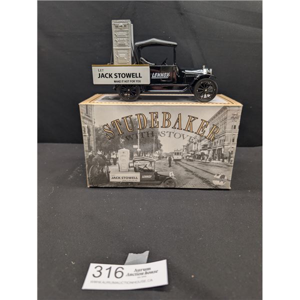 1:25 Scale Diecast 1920 Studebaker Pickup with Stove Lennox in Original Box