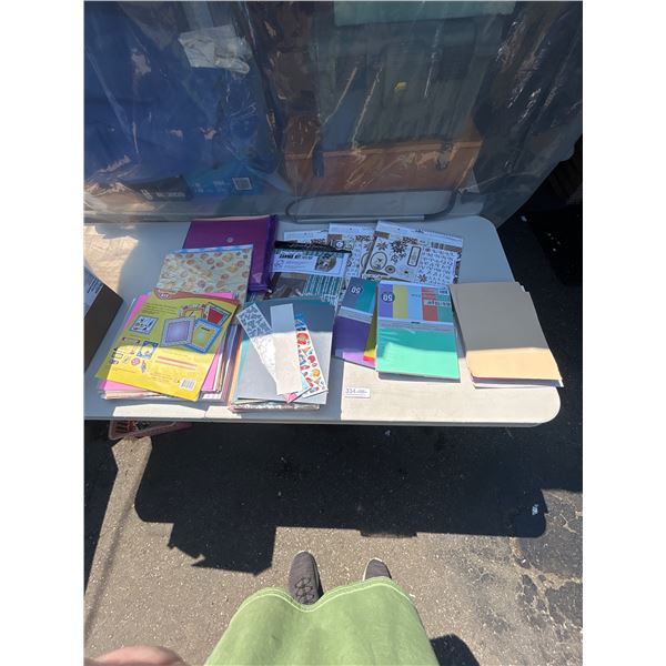 Large Lot of Good Quality Crafting Paper and Stickers Etc