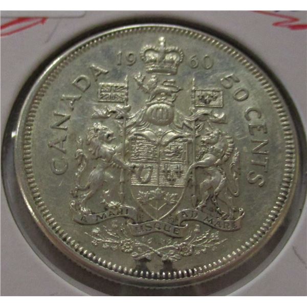 1960 CANADA SILVER HALF DOLLAR