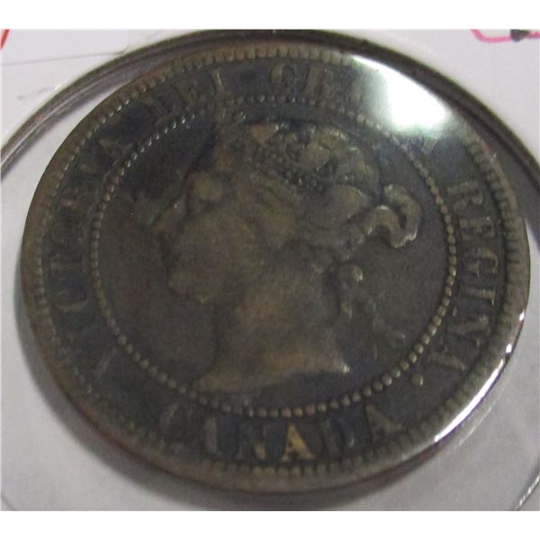 1882H CANADA VICTORIAN LARGE PENNY