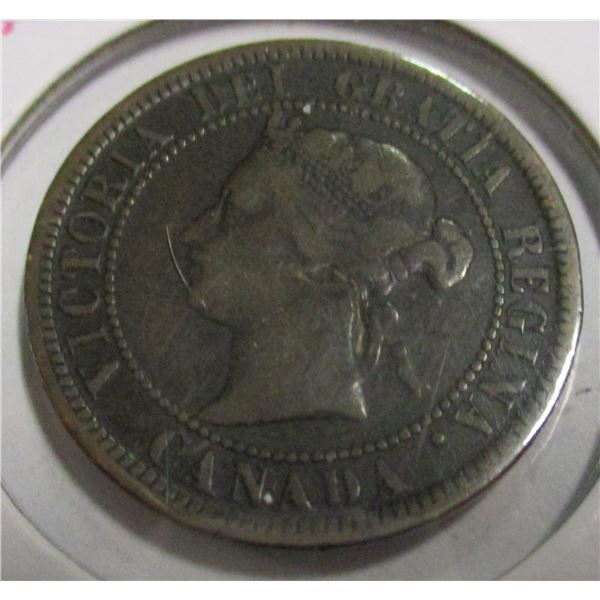 1876H CANADA VICTORIAN LARGE PENNY
